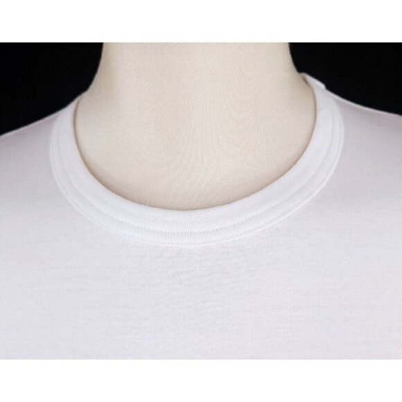 Visvim Logo-Print Cotton-Jersey T-Shirt Size M White Red Mens NWT - Picture 3 of 16